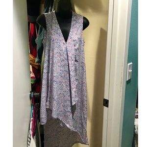 BCBGMAXAZRIA Tara Cascade Ruffle Dress.